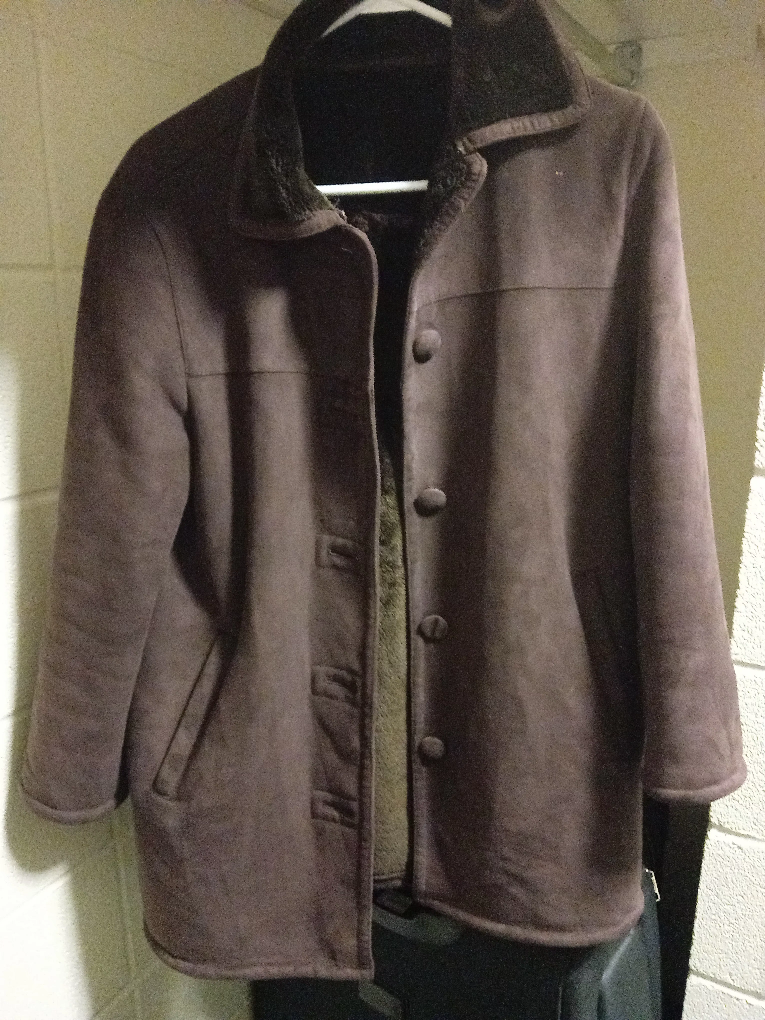 Dark brown winter coat