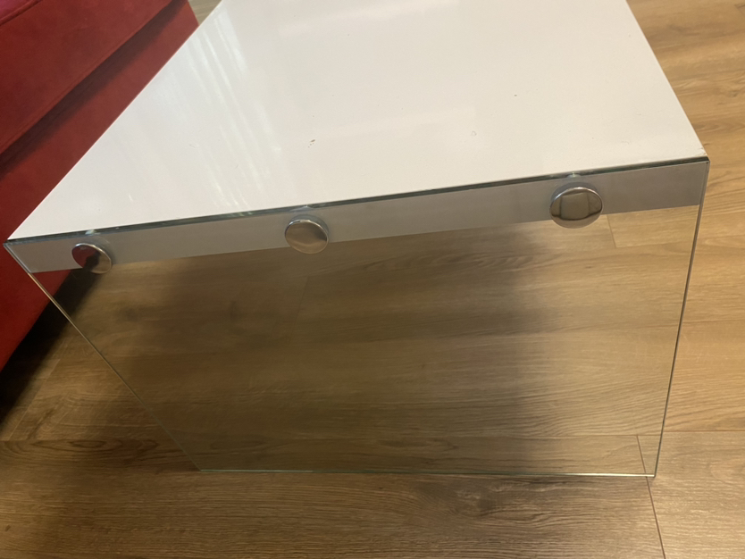 White contemporary coffee table