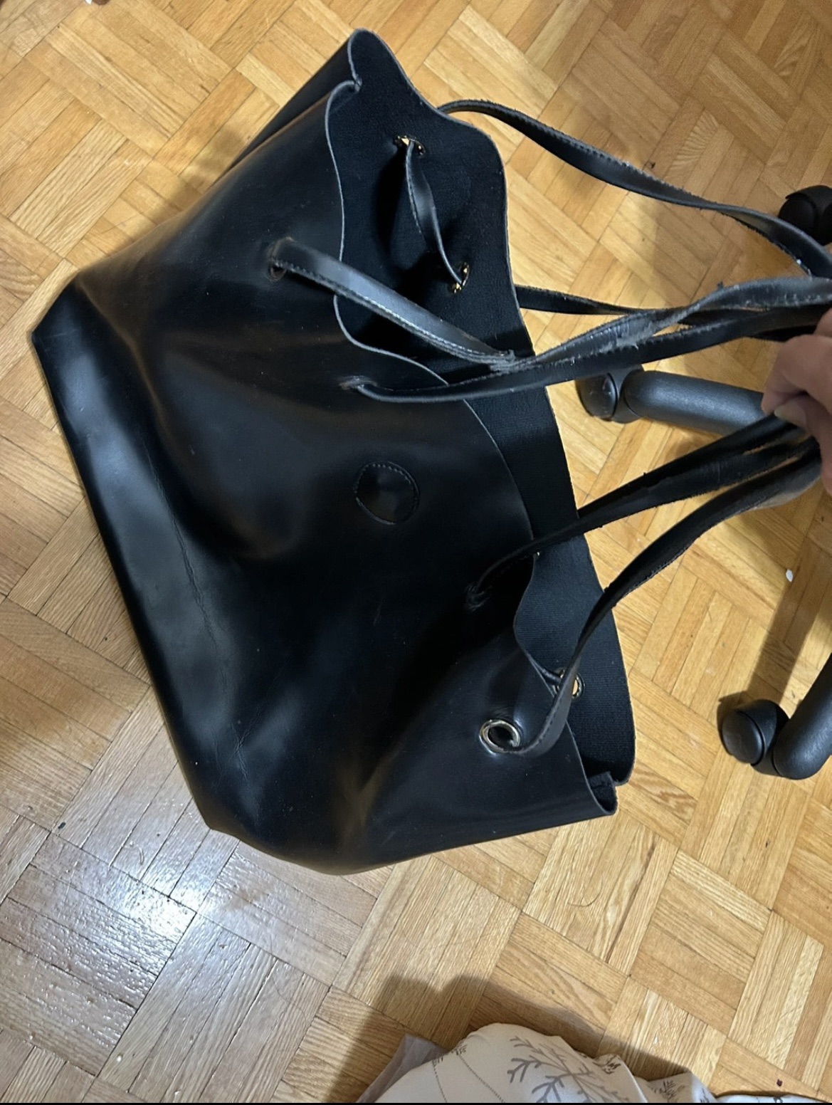 Big size Black Tote bag 🦃 thumbnail