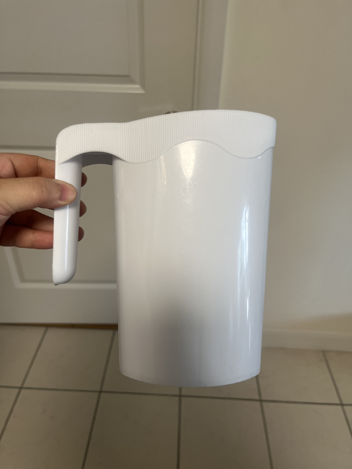 White Milk Bag Pitcher