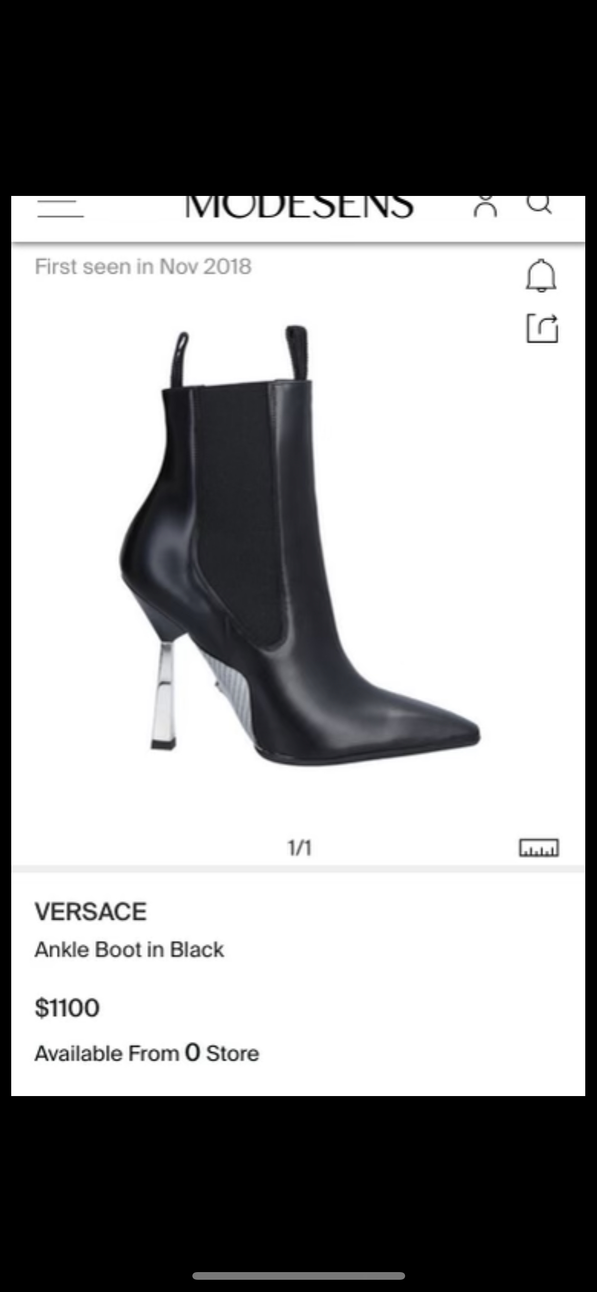 New Versace Ankle Boots