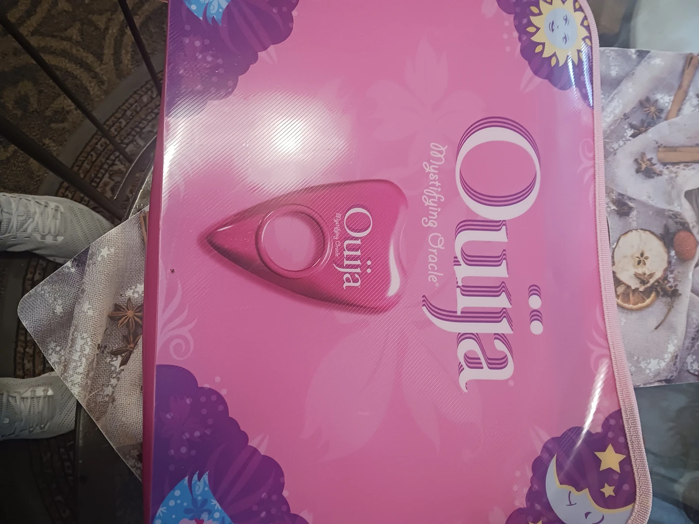Pink ouija board