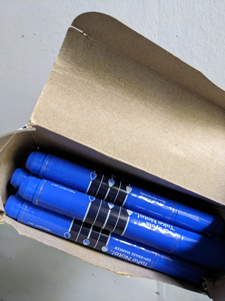 Crayola Take Note! Dry-erase Markers, Blue image indicator(2)