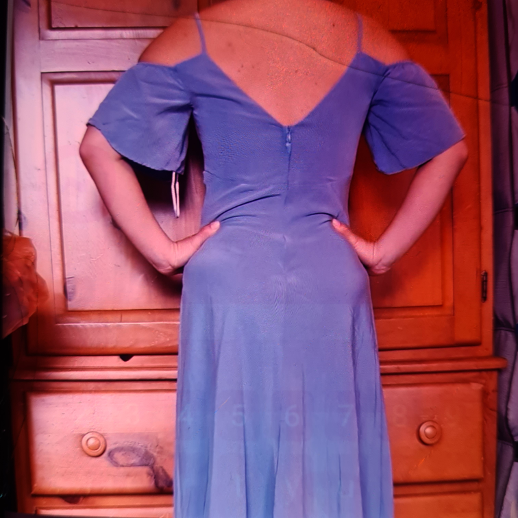 Zara - Light Blue Cold Shoulder dress image indicator(2)