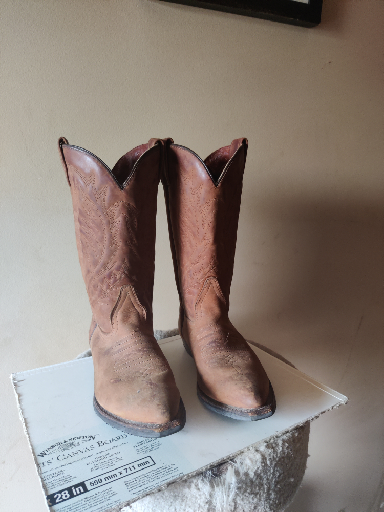 cowboy boots for women genuine leather