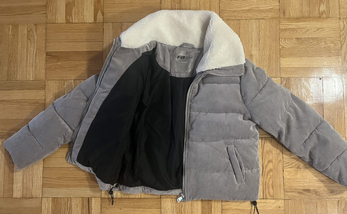 Women jacket, grey color new never used - photo 2