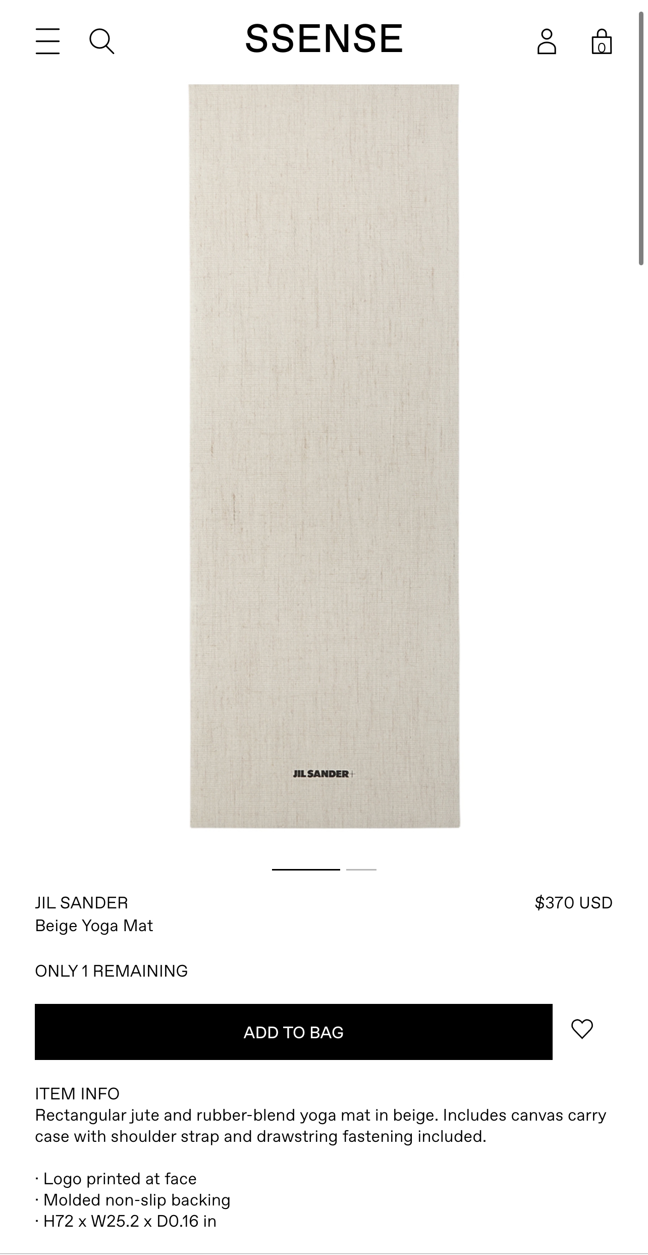 Jilsander yoga mat - photo 2