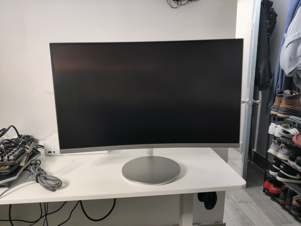 Samsung 27" CF591 Curved Led Monitor White/Silver