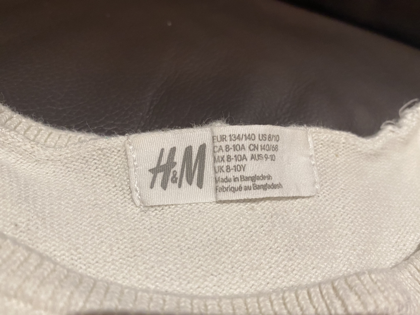 Girls Knit sweater by H&M size 8 🦃 image indicator(2)