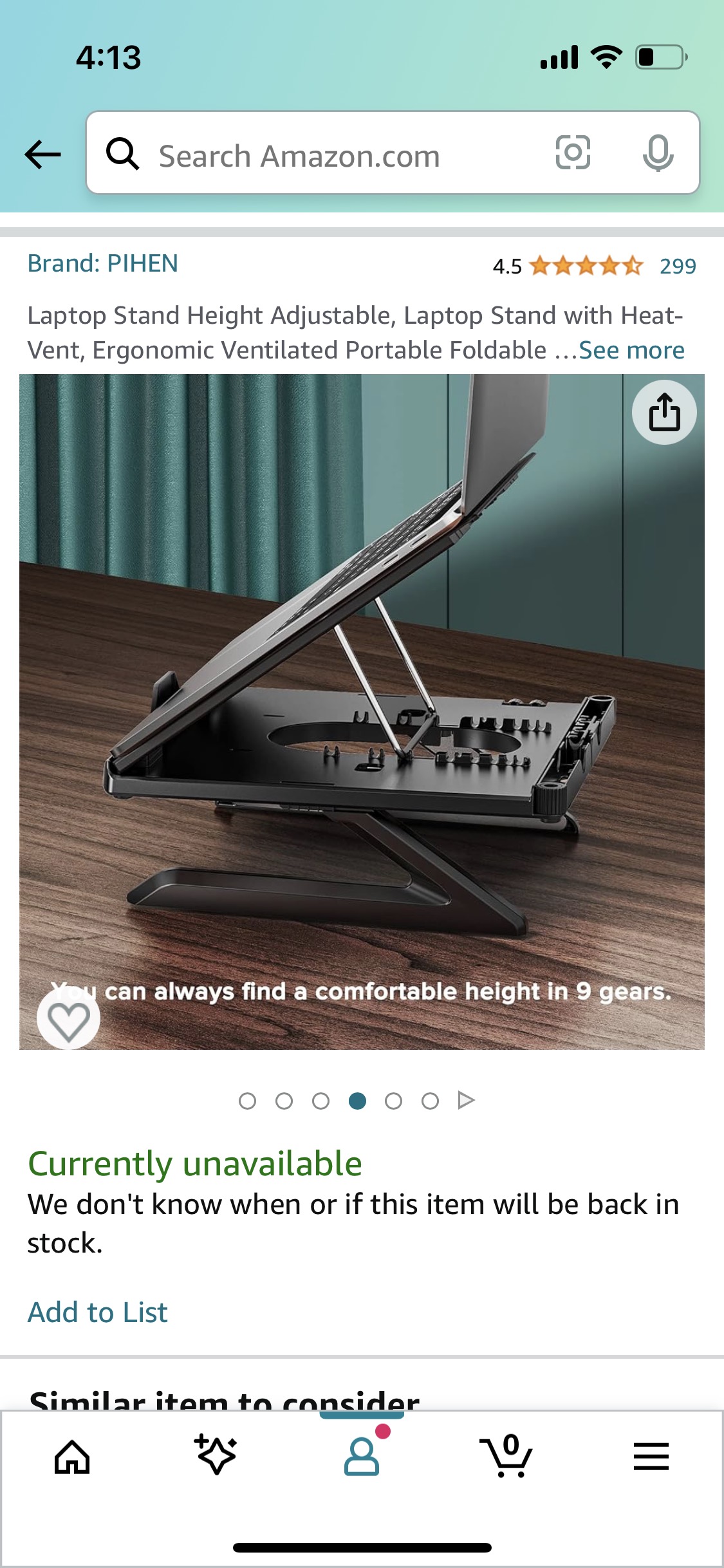 Laptop stand - photo 2