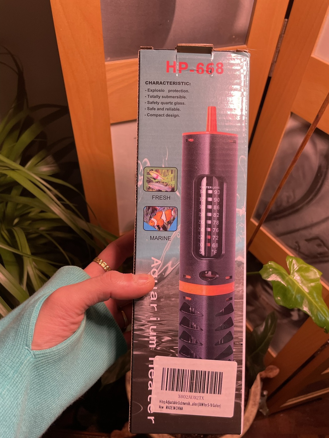 Submersible Betta heater