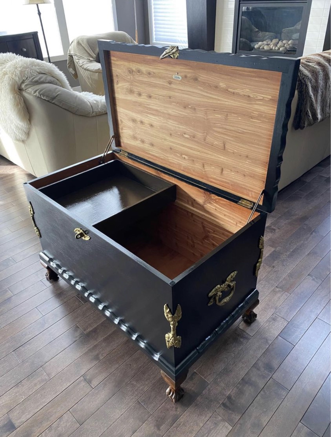 🏆 Luxurious bronze ornaments chest / coffee table / trunk - photo 2