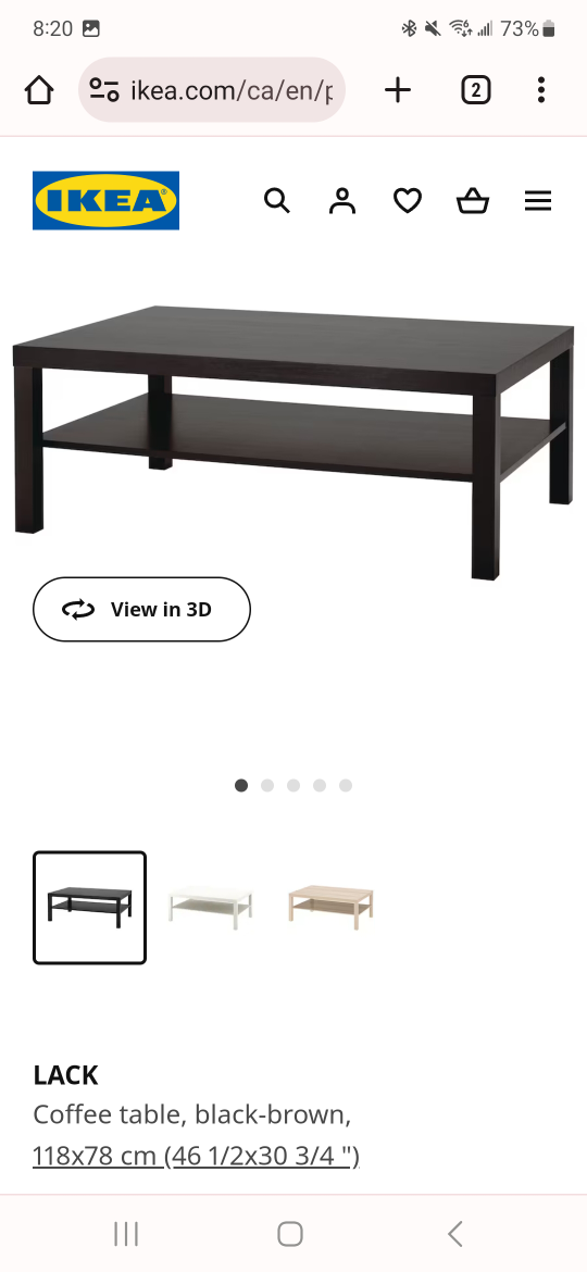 Ikea Coffee table