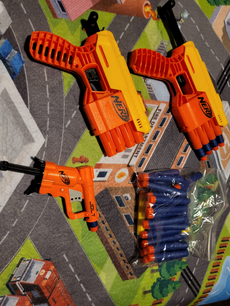 nerf guns and ammos