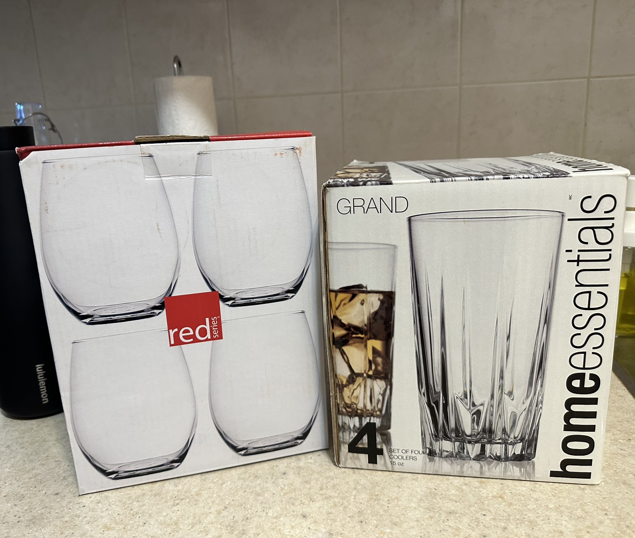 BNIB wine glasses and whiskey glasses thumbnail