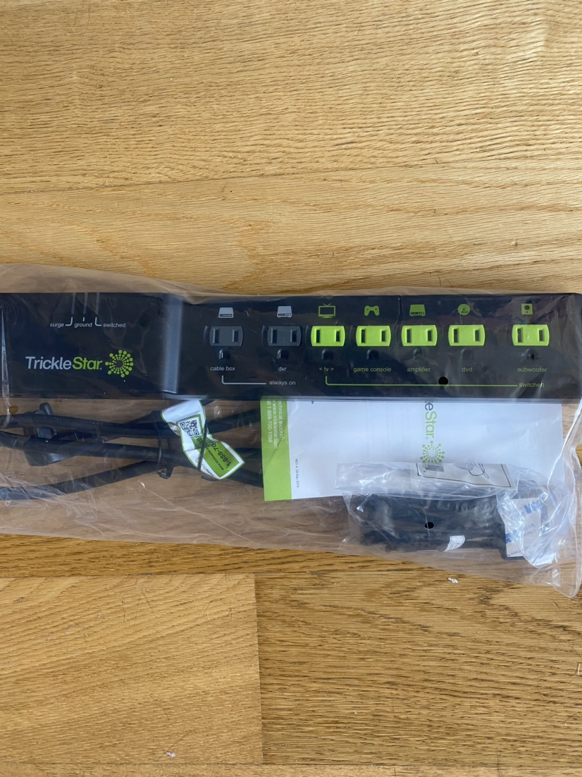 Energy saving power bar for gaming and AV stereo systems
