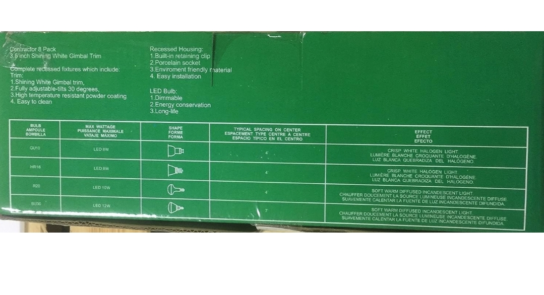 Remodel Series Contractor 8 Pack, 4-1/2" Diameter, White - photo 4