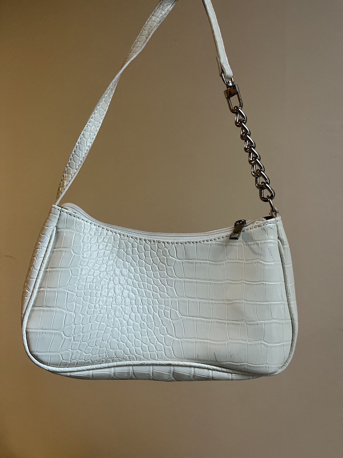 Small White scaled purse thumbnail