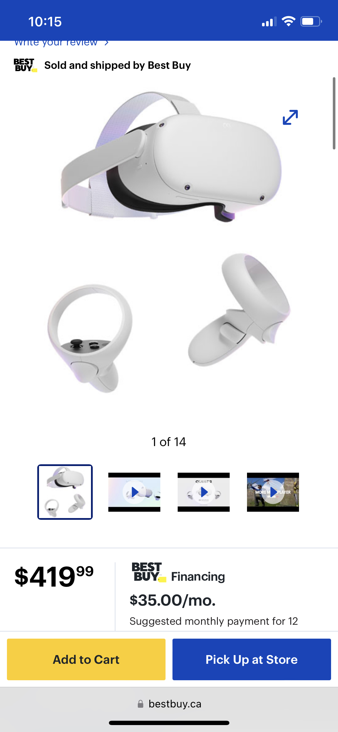 Meta Quest 2 VR Headset with Touch Controllers - photo 4