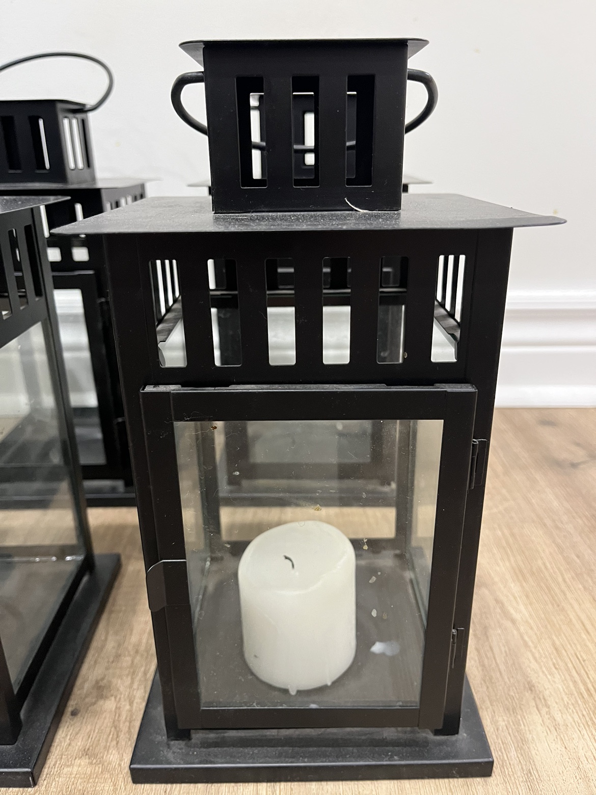 Ikea black lanterns (set of 5) - photo 3