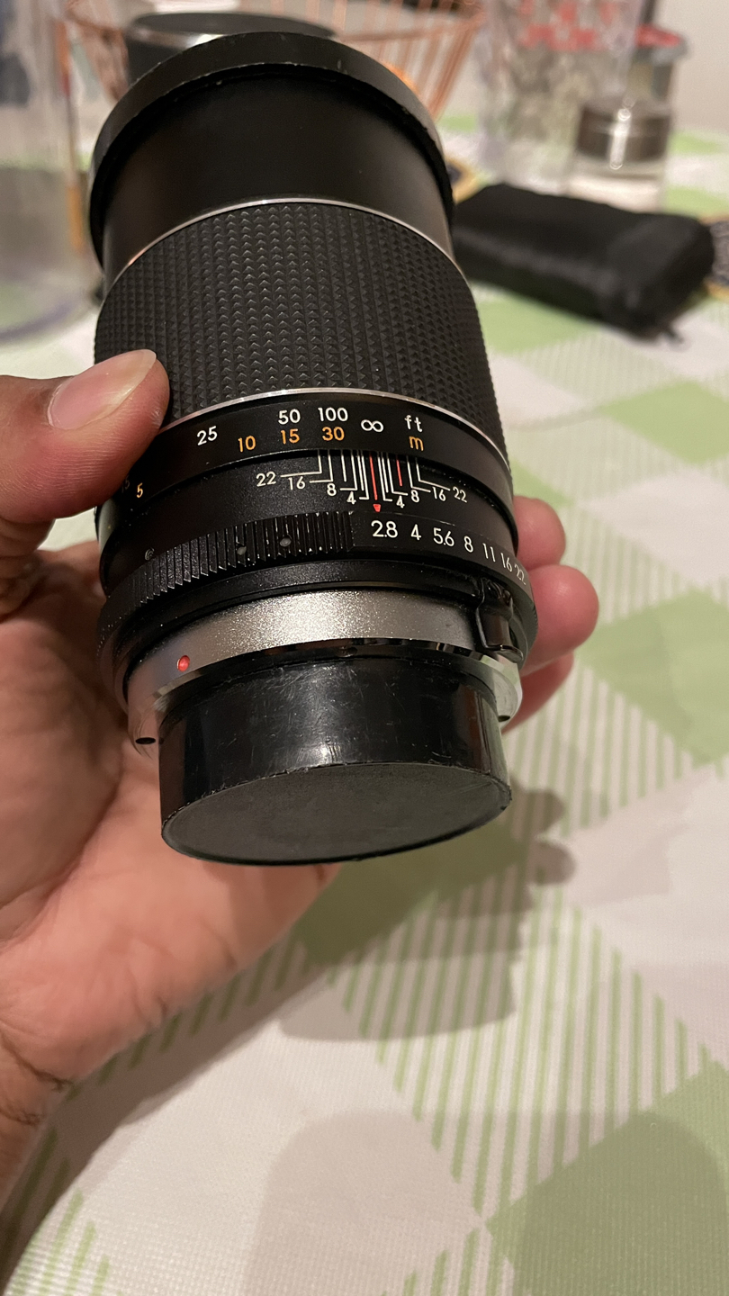 Elicar automatic 135mm f2.8 with Minolta MD Mount image indicator(6)