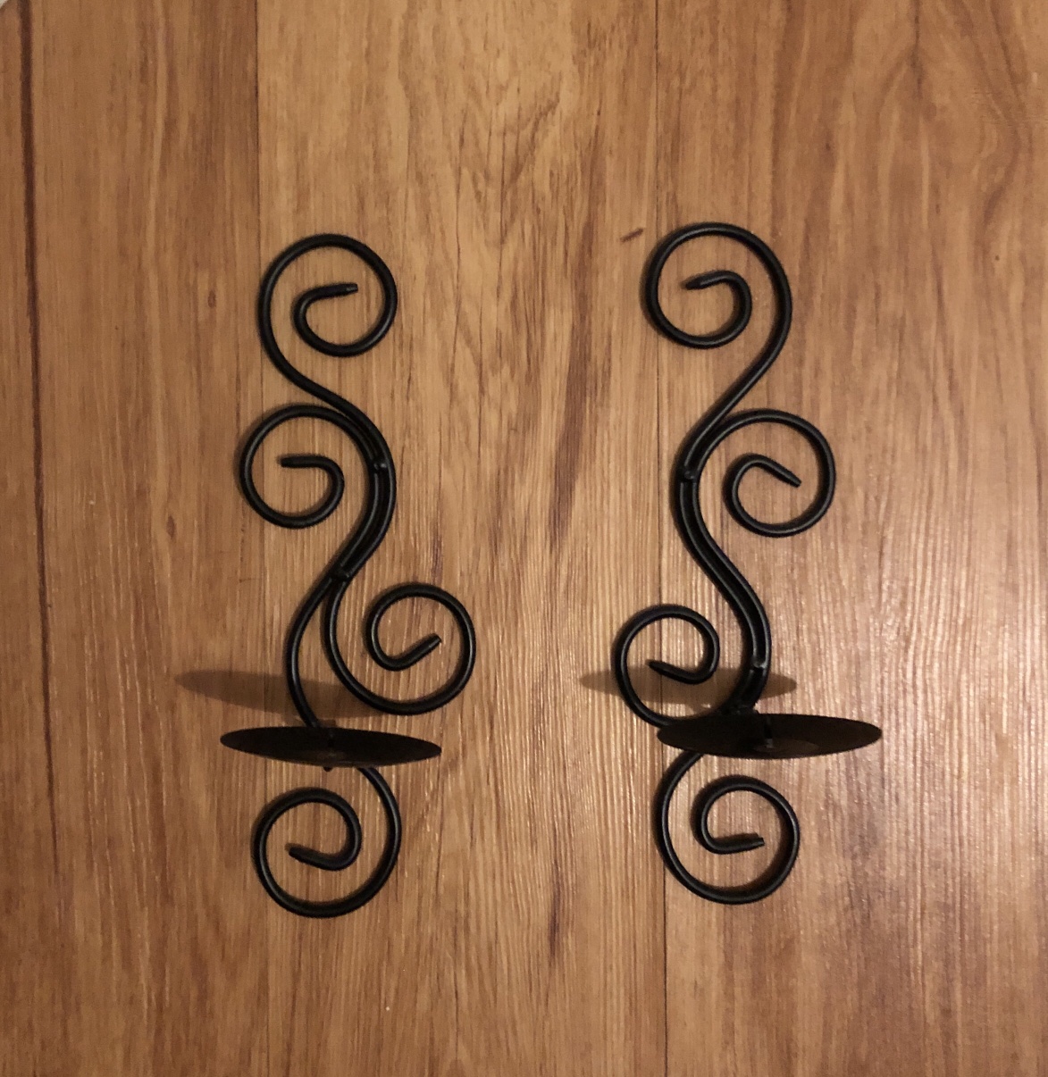 Wall Candle Holders - Black 🦃 thumbnail