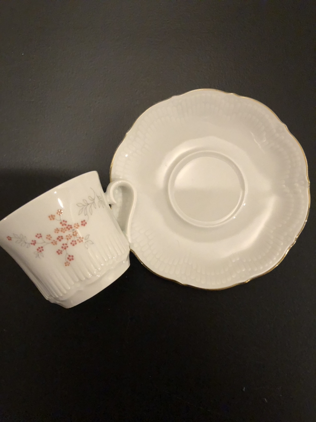 Service for 12 Espresso/Demi Cup & Saucers + Cream and Sugar thumbnail