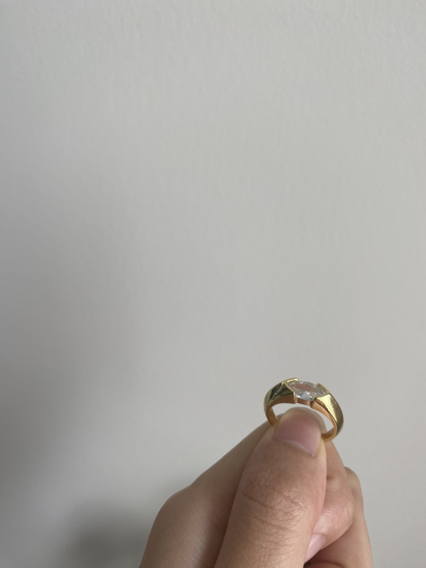 18k plated cz ring - photo 5
