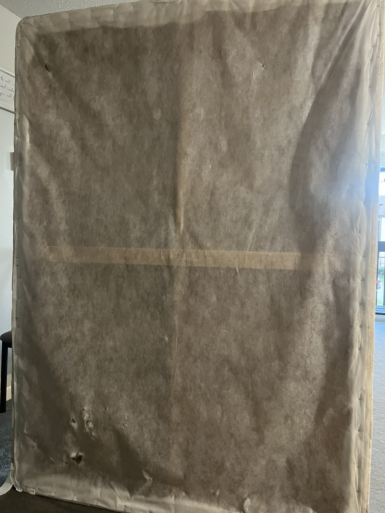 Twin bed - box spring 74x52.5x7 inches #freecycle - photo 2