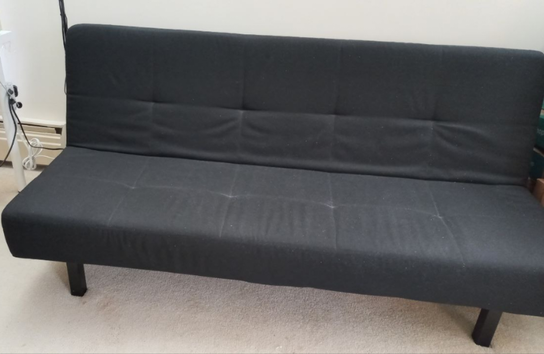 IKEA black sofa bed