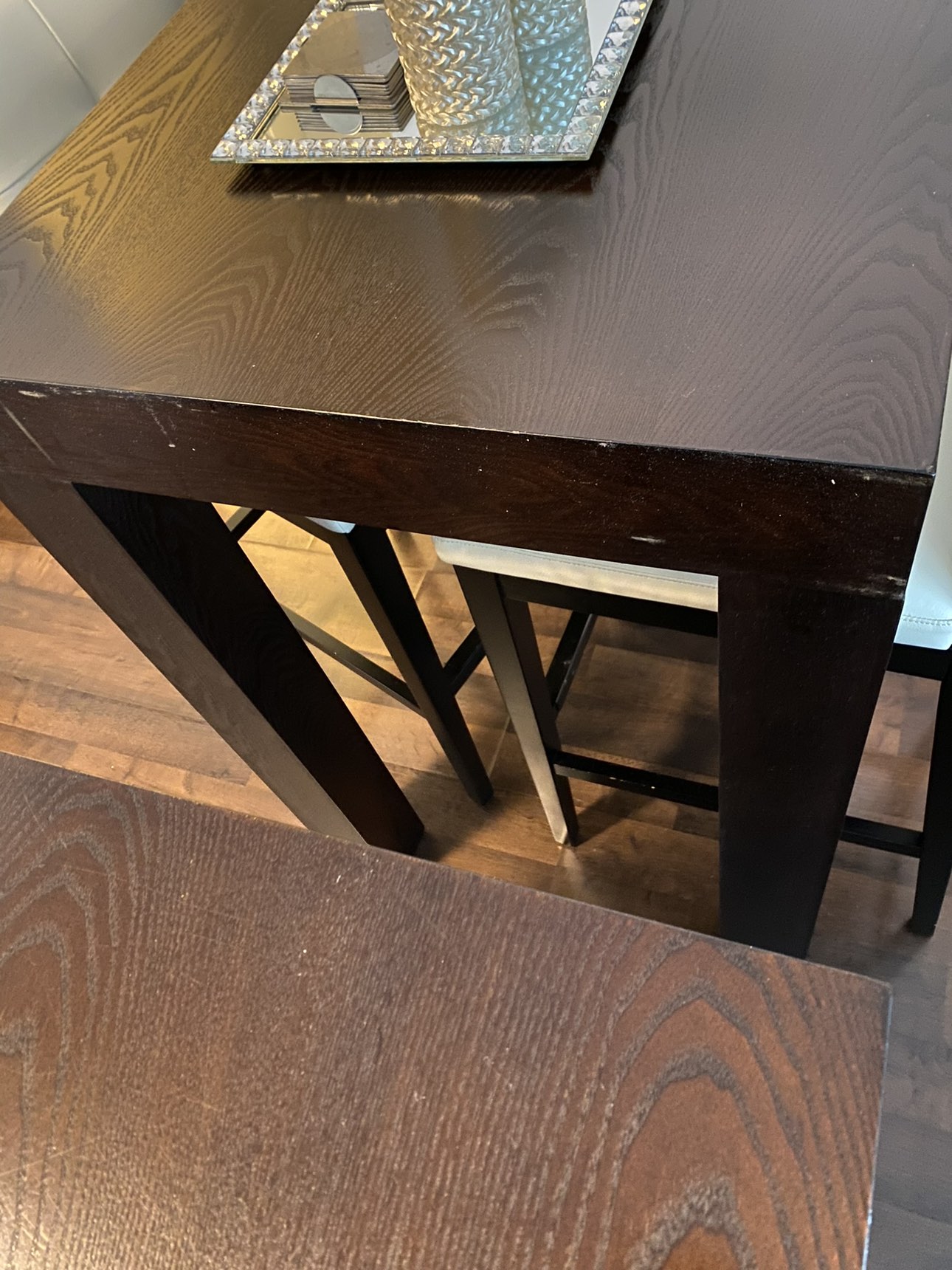 Bar hight dining set with 2 chairs - photo 4