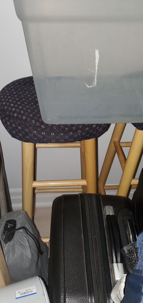 Wooden barstools with cushion cover - photo 2