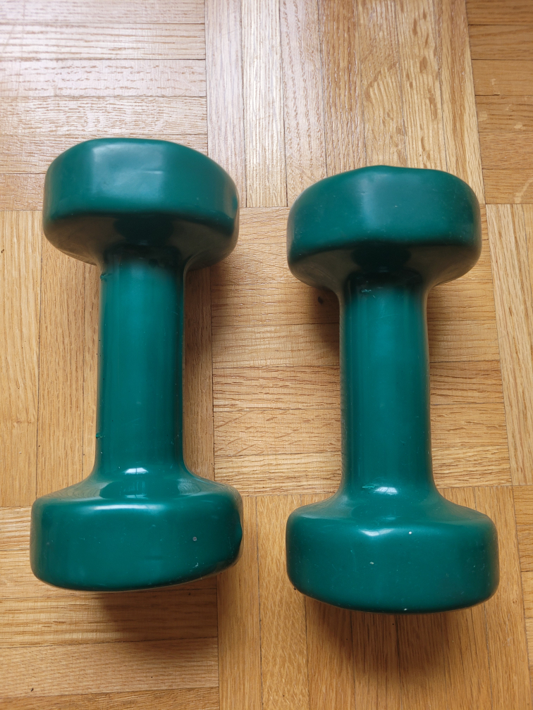 Coated Dumbbell Hand Weight Set – 7 ,4,2 LB - photo 3