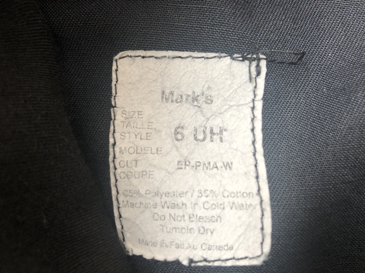 Women’s size 6 EMS/paramedic pants from Mark’s image indicator(4)