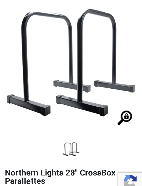 28" Crossbox Paralettes