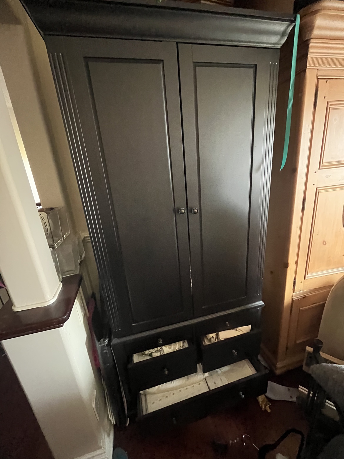 Clothing Wardrobe 76.5” (H) by 33” (W) by 20.75” (D) thumbnail