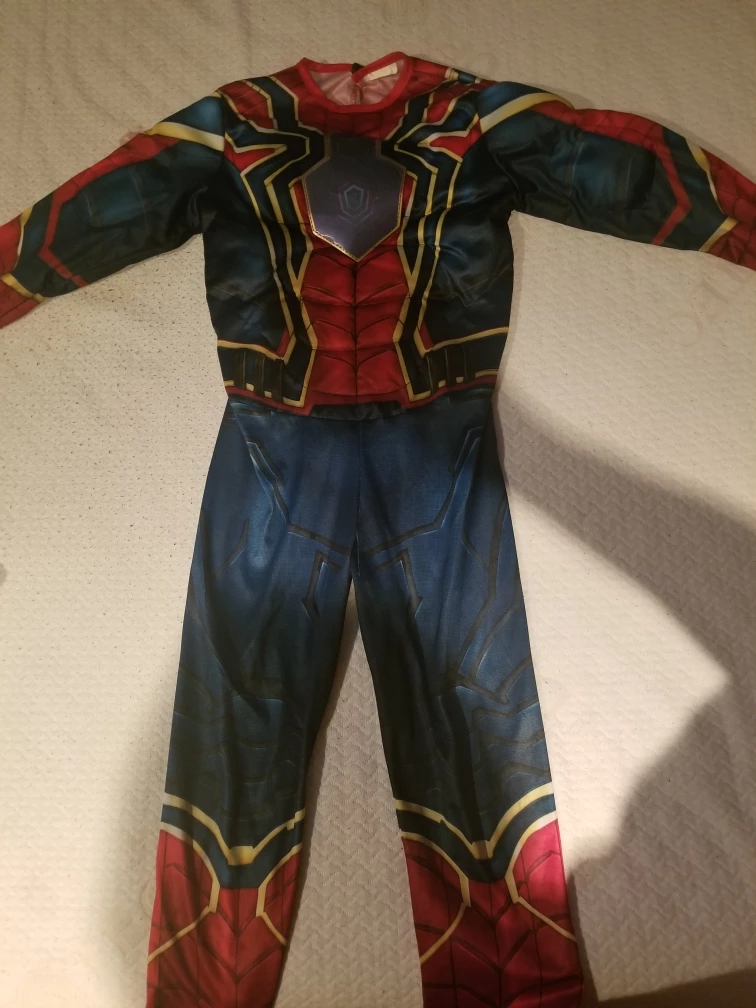Spiderman Costume 6, worn many times but okay condition thumbnail