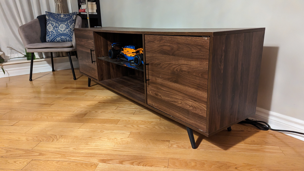 65" Dark Walnut TV Stand - photo 3