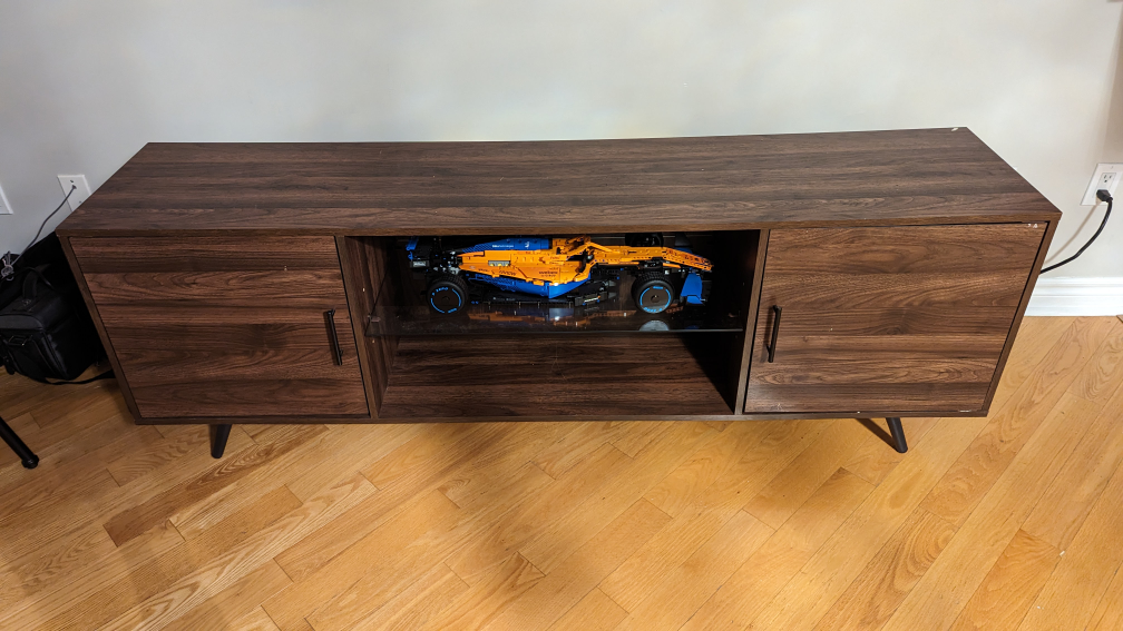 65" Dark Walnut TV Stand - photo 4