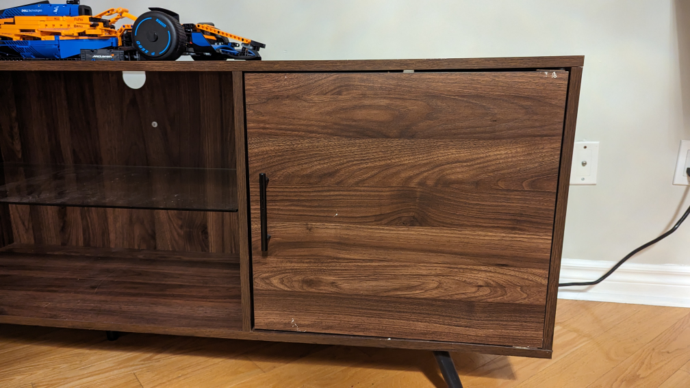 65" Dark Walnut TV Stand - photo 5
