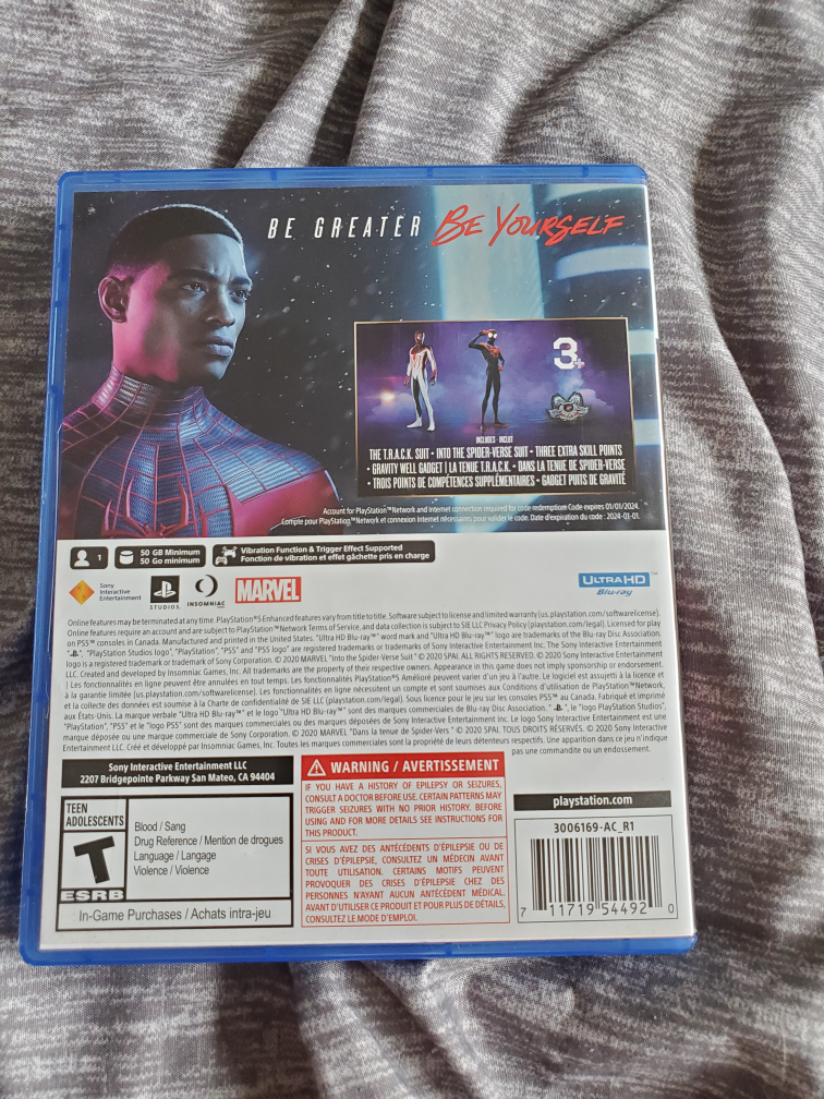PS5 Marvel Spider-Man Miles Morales “Launch Edition” video game - photo 3