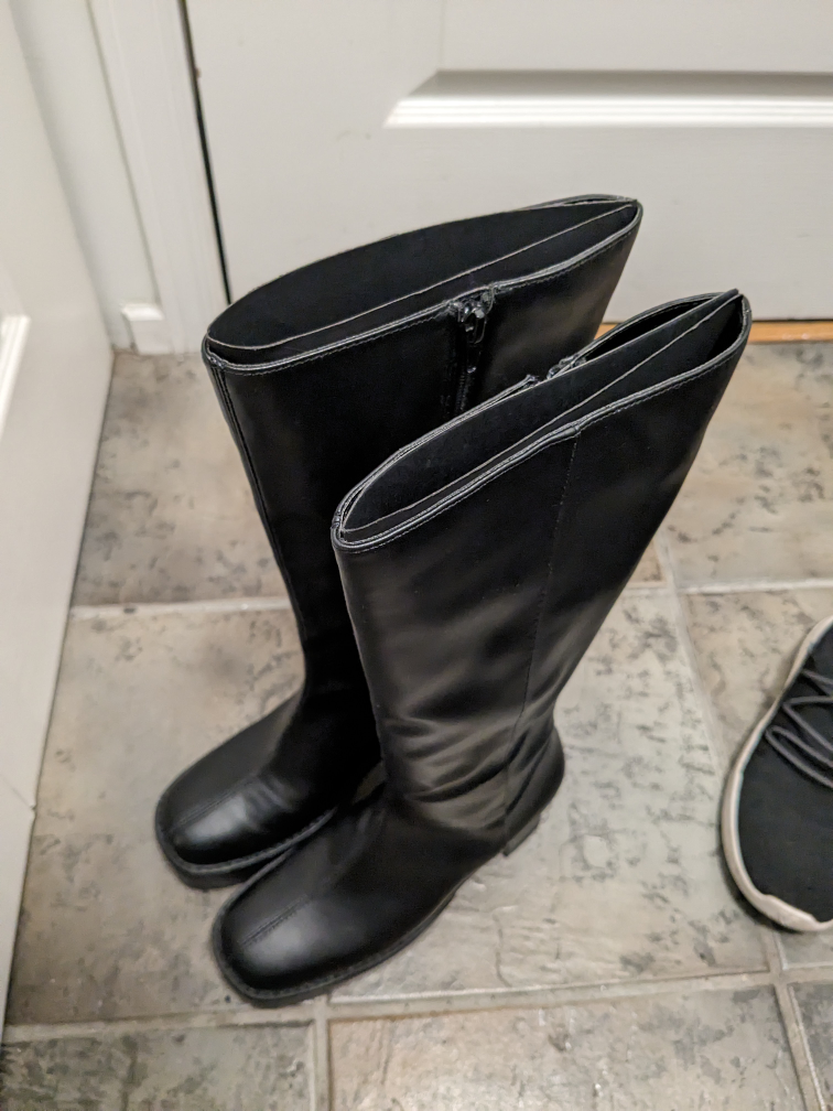 Oak + Fort Vegan Leather Platform Knee High Boots - photo 5