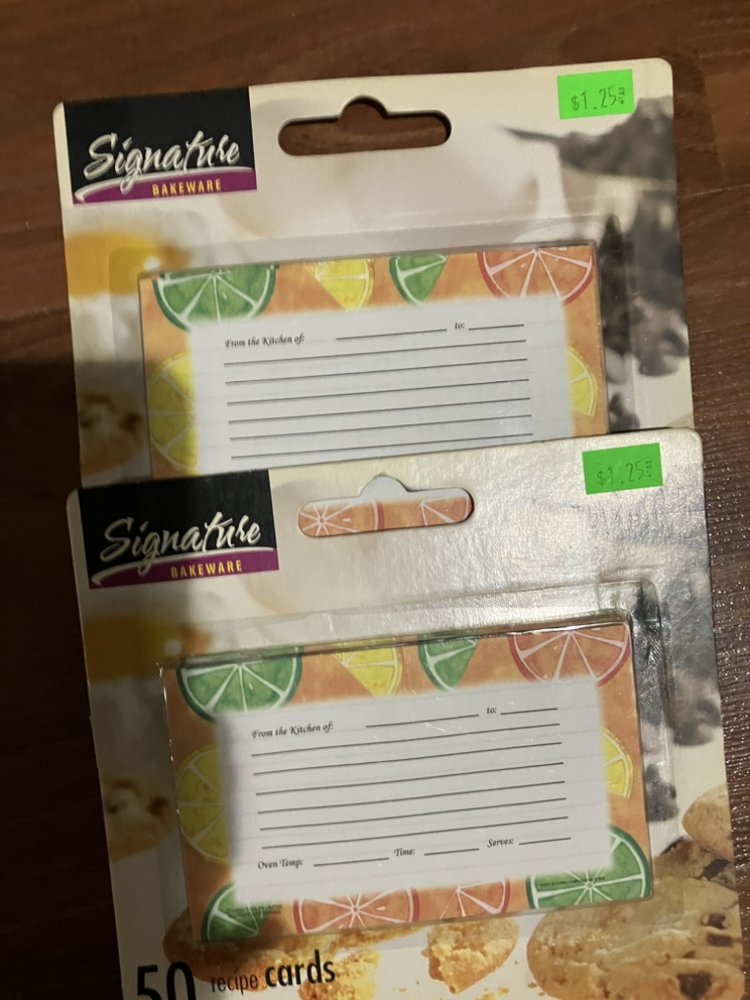 #freecycle Recipe cards thumbnail