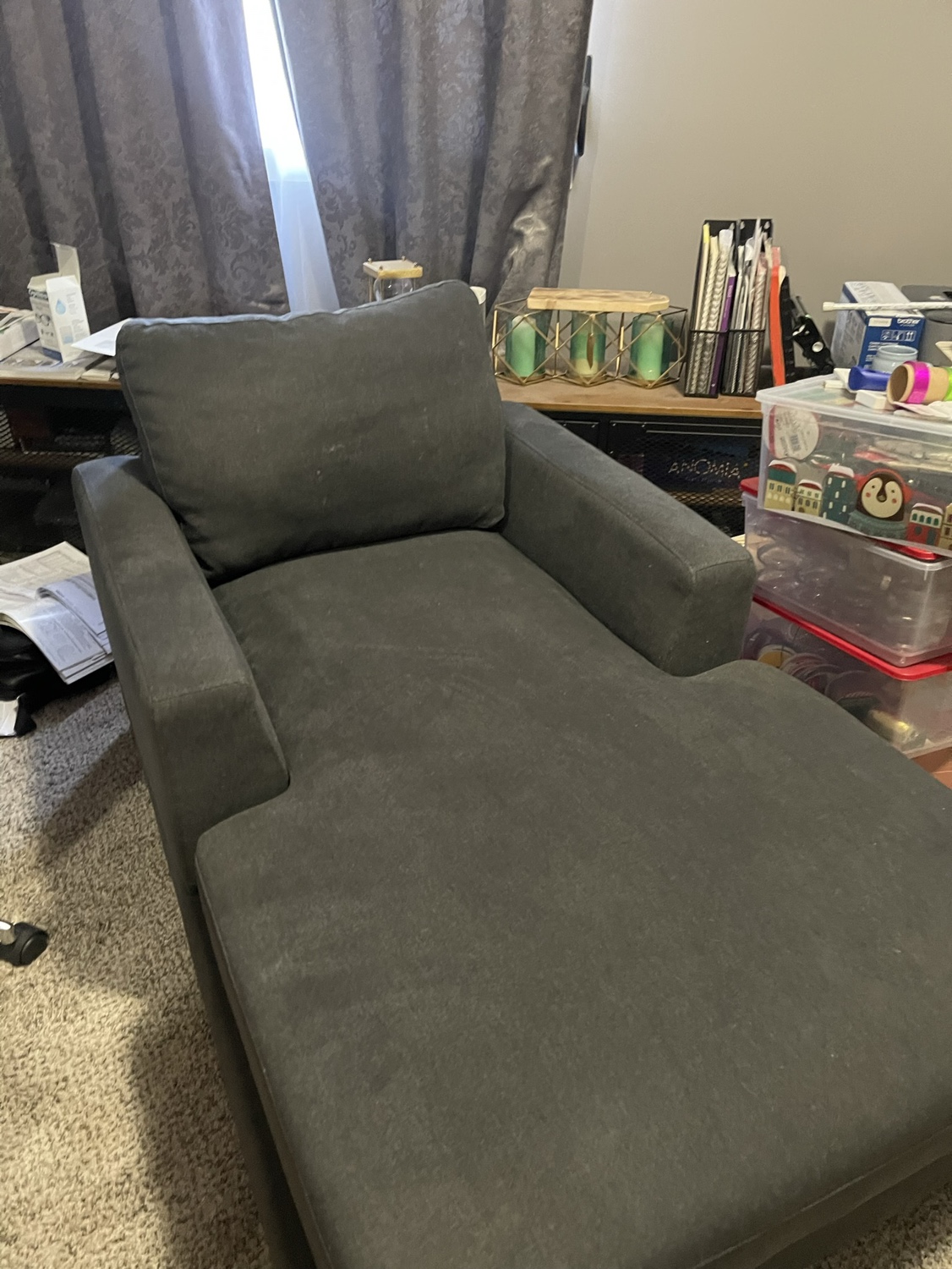 Structube Chaise lounger Grey