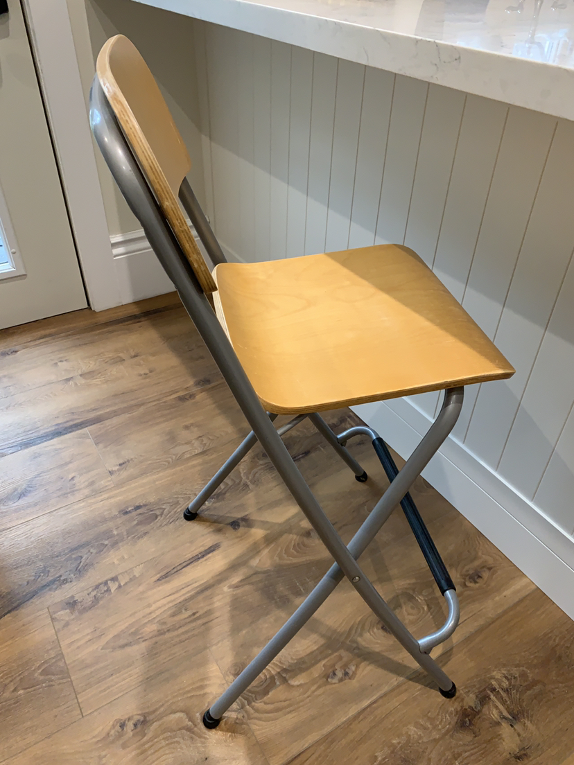 IKEA Franklin foldable counter stool