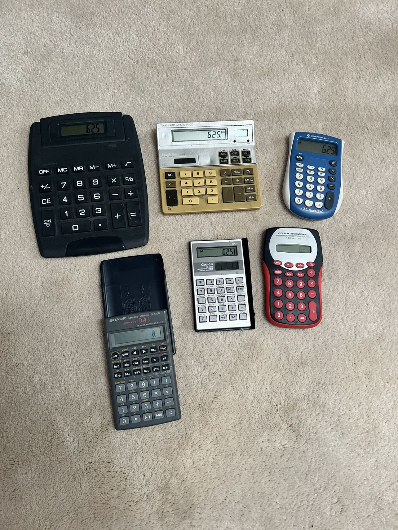 Calculators, $20 each or 2 for $30