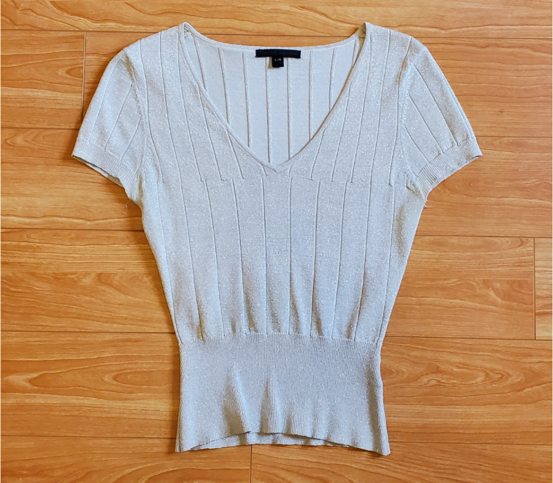 LAST CHANCE! Guess Collection Gold sweater (women's large) thumbnail