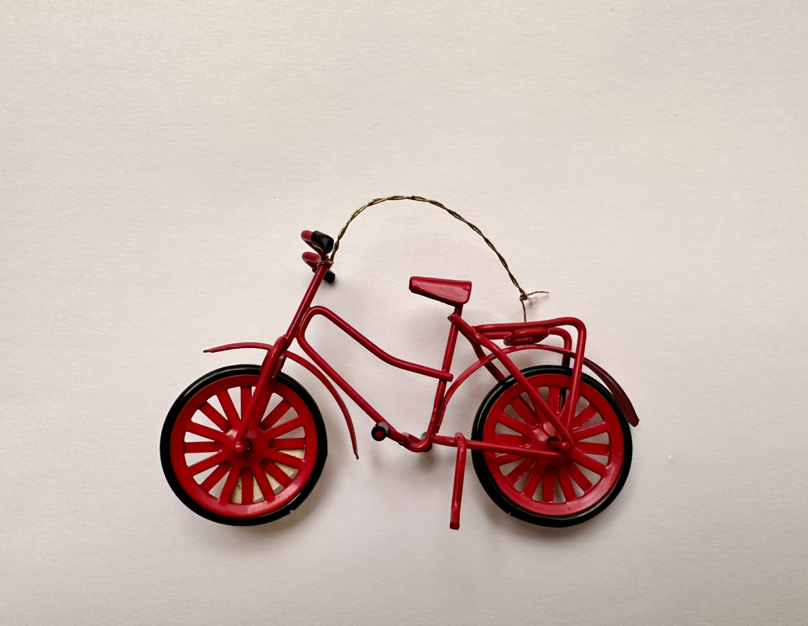 Metal Bicycle Ornament- New in Box