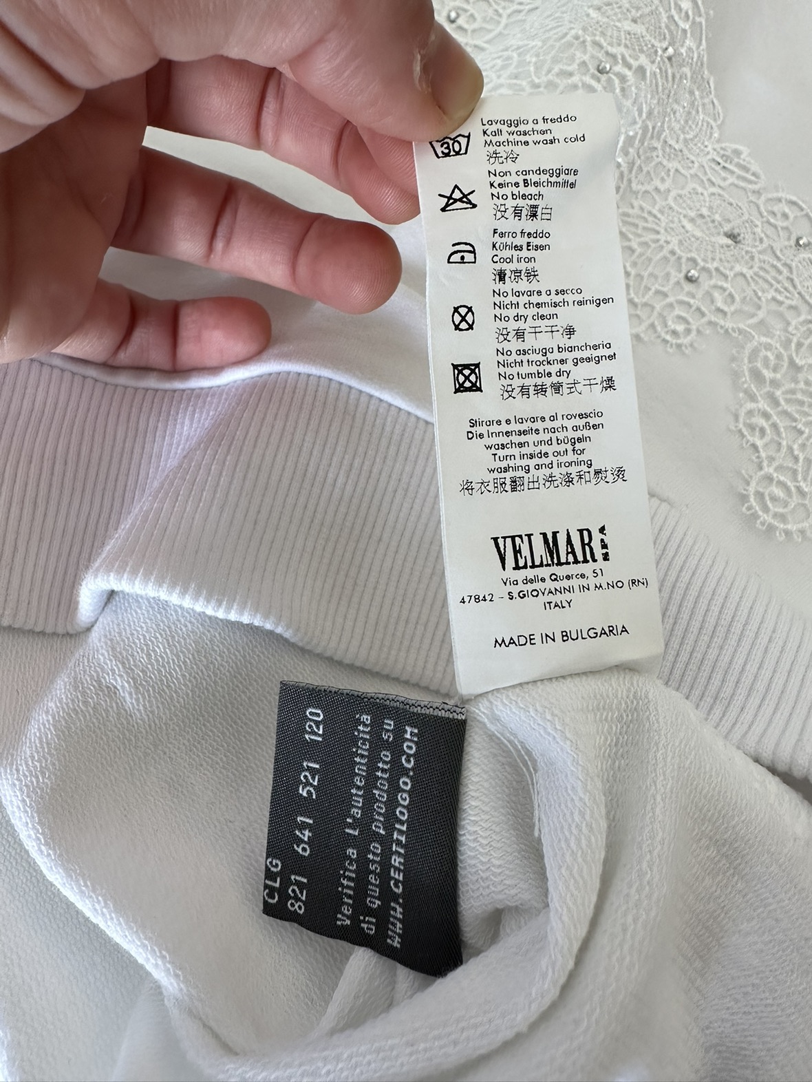 Blugirl Folies White Crewneck Sweater - photo 5