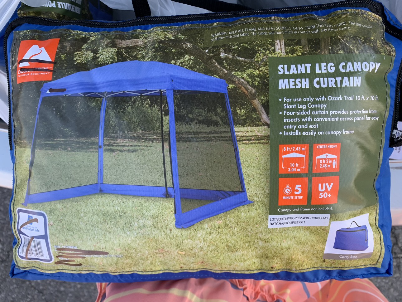 Brandnew 10x10 ft canopy only,mesh curtain not included read des - photo 3